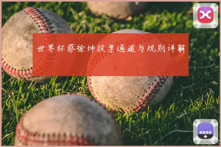 世界杯蔡徐坤投票通道与规则详解